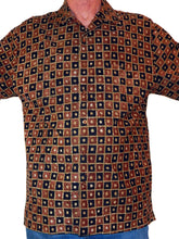 Load image into Gallery viewer, Kotak-Kotak Dotted Checkered Men&#39;s Batik Shirt
